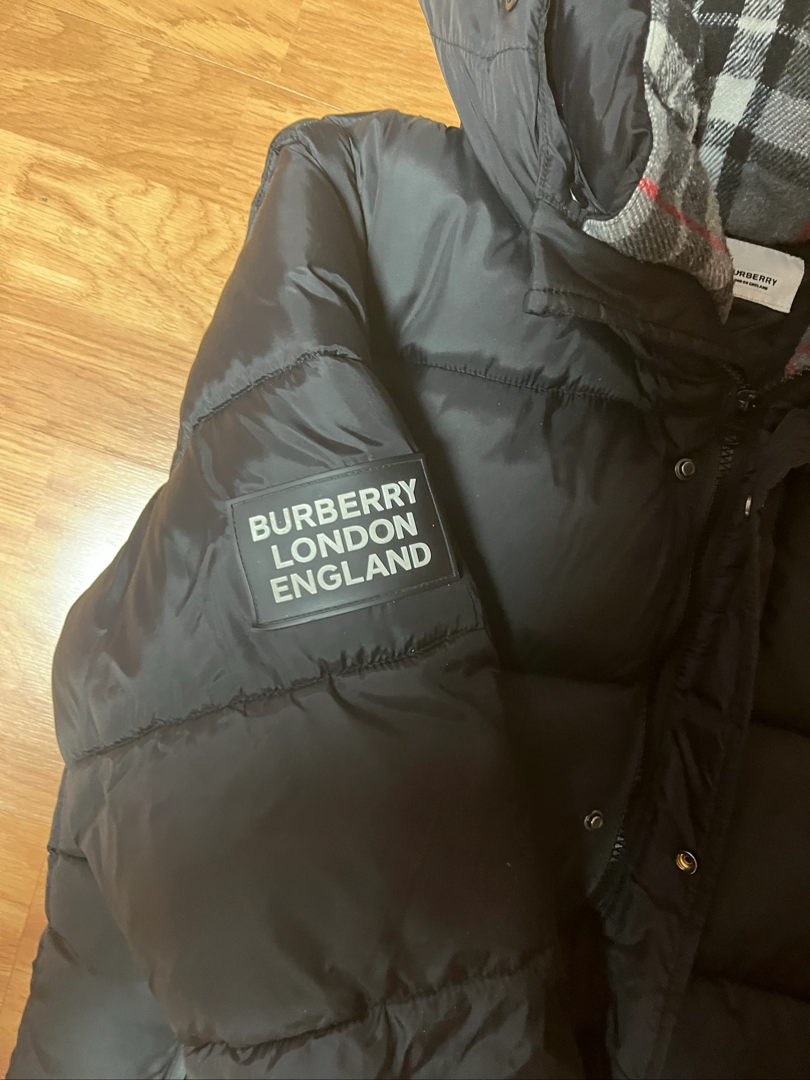 Zwarte Burberry-jas – photo 3